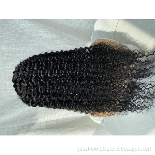 2021 Wholesale headband Brazilian Curly  Human Hair kinky curly  Raw Virgin Hair